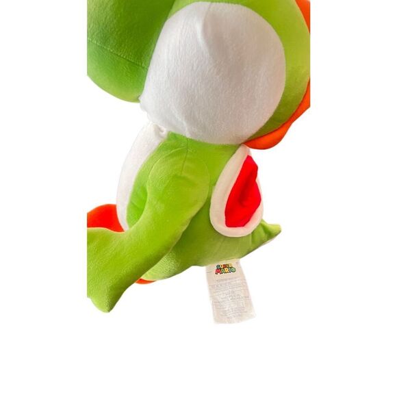 Super Mario Kids Yoshi Bedding jumbo Plush 20” - Picture 7 of 10